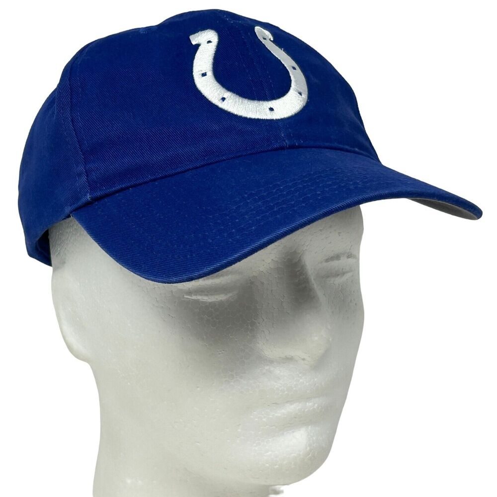 Indianapolis Colts Hat Cap Strapback Blue NFL Team Apparel Football 6 Panel